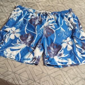 aloha No boundaries swim board shorts, cargo style, pockets lined